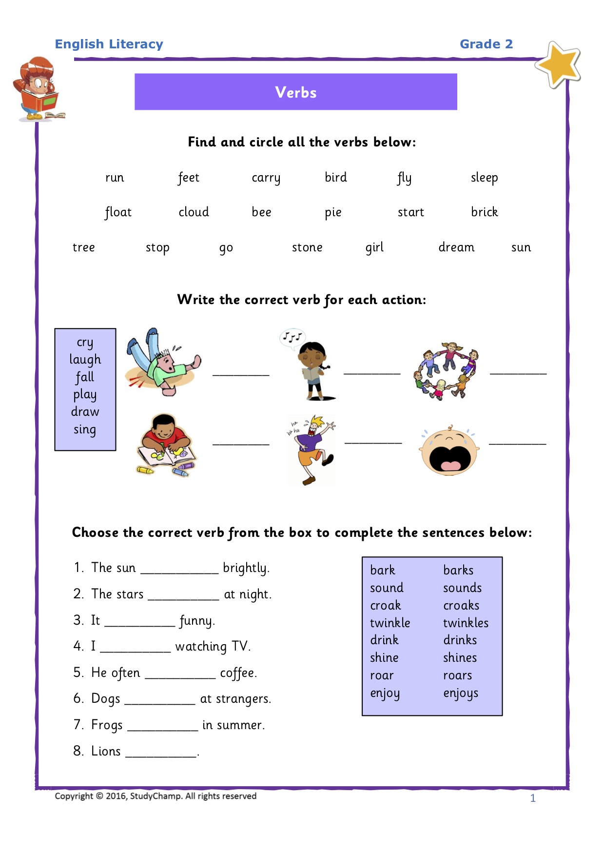 Gr2 Verbs – Parenting Hub