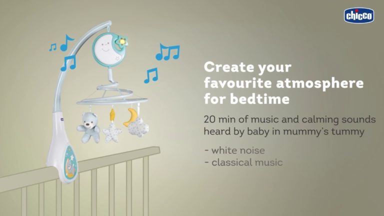 white noise cot mobile
